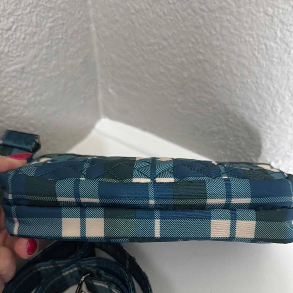 NWOT LUG Mini Convertible Hip Pouch - Coupe in Flannel Plaid Navy - Picture 11 of 12
